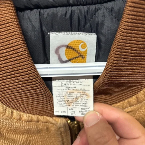 Carhartt Men's Tan Work Vest‎ - Picture 3 of 3